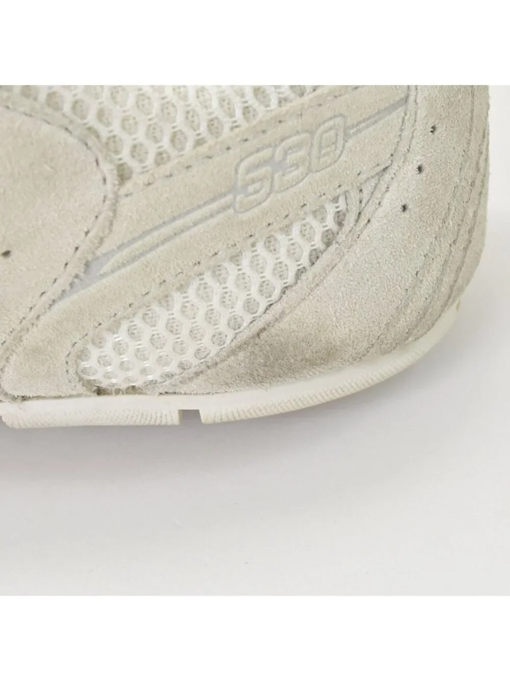 Miu Miu New Balance Suede Mesh Beige White
